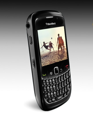 The new BlackBerry curve comes in black, violet, frost and white. | Photo from www.blackberry.com