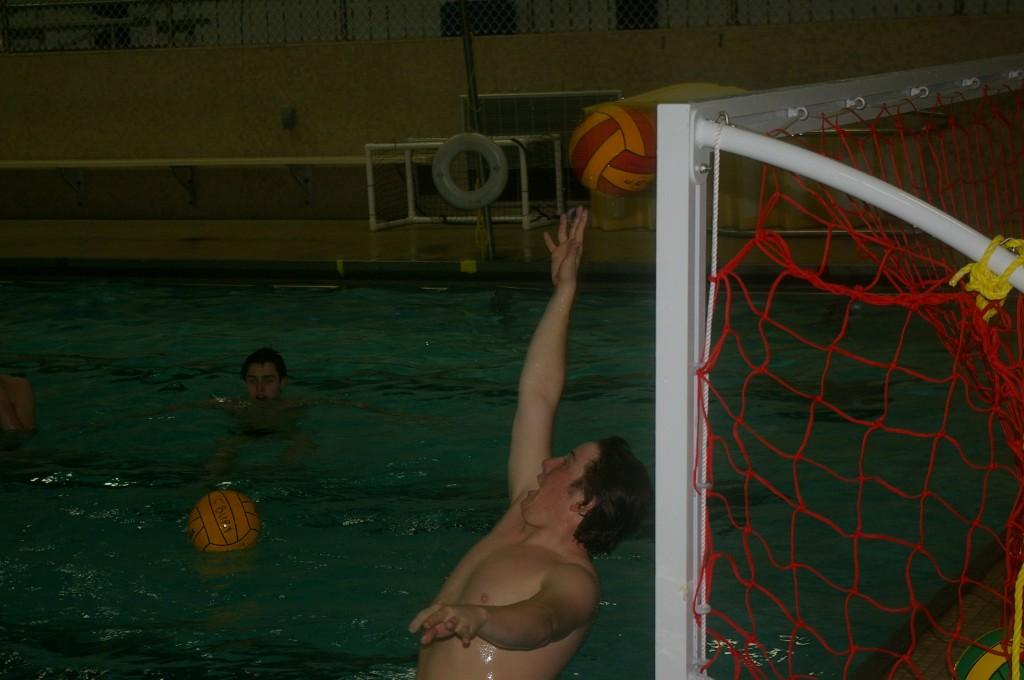 The boys water polo team has a laid back practice, but things can get quite aggressive during games. | Photo by Bryan Schiavone 13