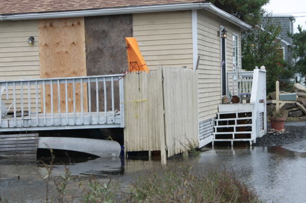 Many homes have already been flooded.