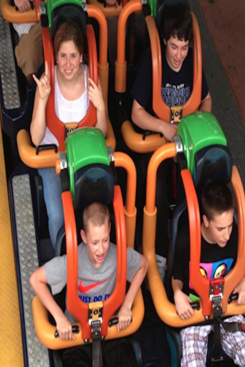 To end the day, Cassie Felman 14 takes on the famous Kingda Ka—while measuring the potential energy up there.
