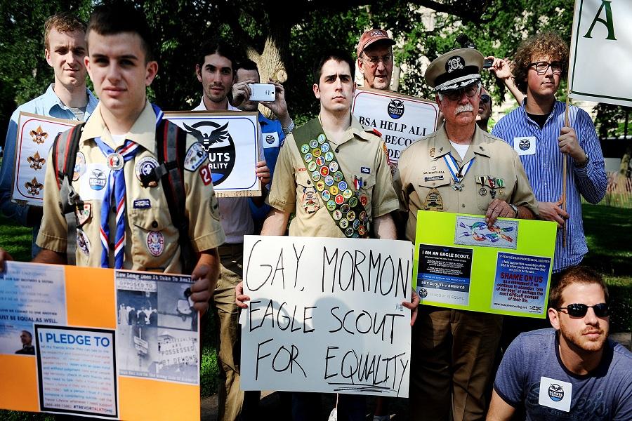 The issue of whether to admit openly gay scouts has been controversial, but the Boy Scouts voted to admit them on May 23.