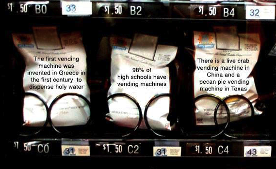 Vending machines go unused and unnoticed