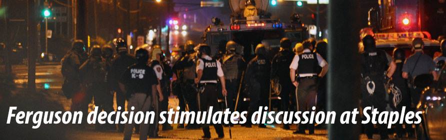 Ferguson decision stimulates discussion at Staples  