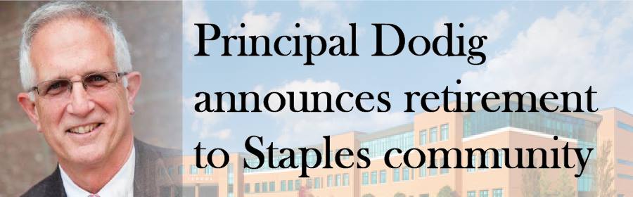 Principal Dodig announces retirement to Staples community
