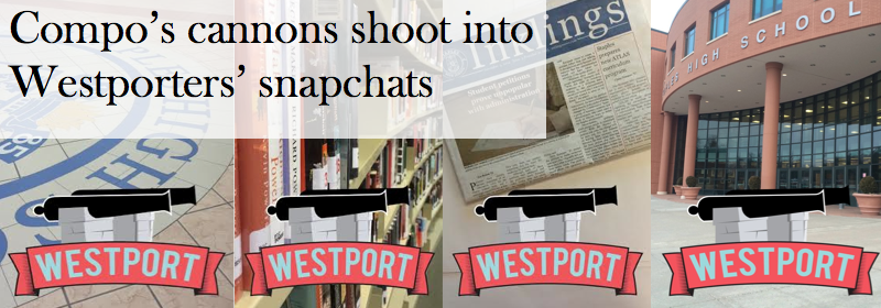 Compo’s cannons shoot into Westporters’ snapchats