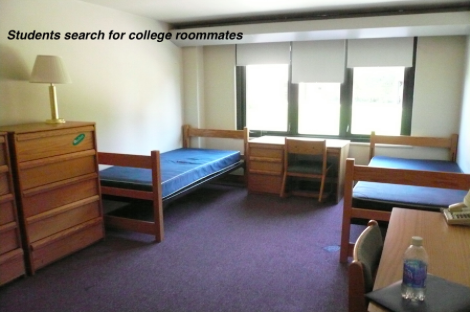 Finding roommates differs among colleges and students