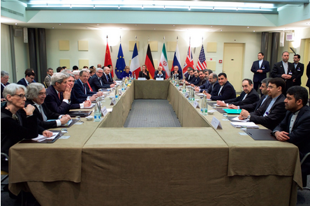 Secretary Kerry and other American officials discuss the framework of the deal with Iran. 