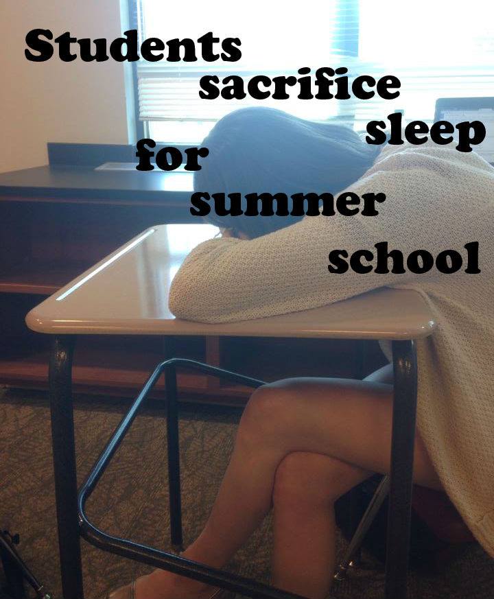 Summer school students scorn sleep schedule