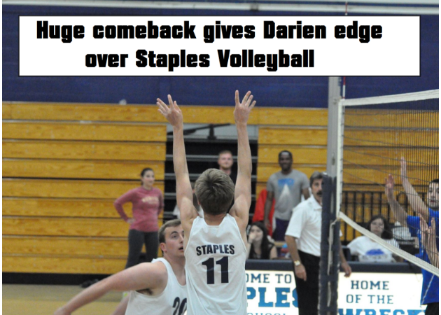 Huge comeback gives Darien edge over Staples Volleyball