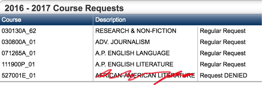 African American Lit: The Staples elective that has yet to be elected