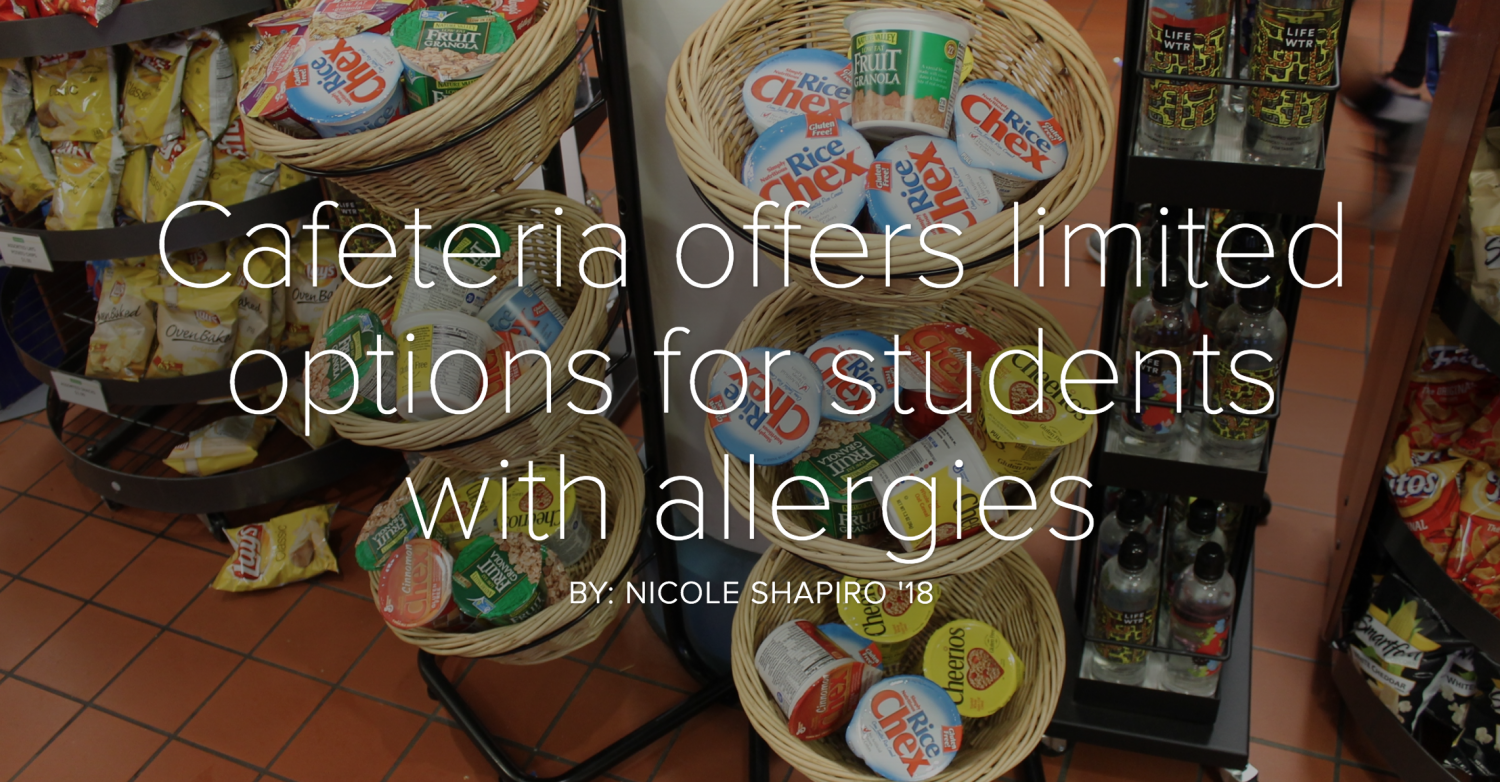Cafeteria offers limited options for students with allergies