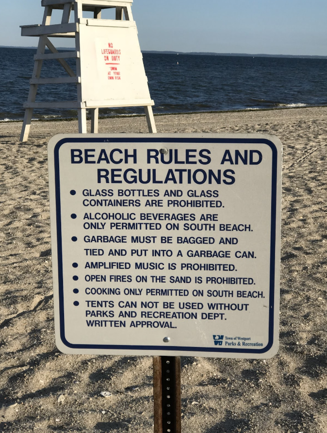 Compo Beach enforces new policies limiting beach activities