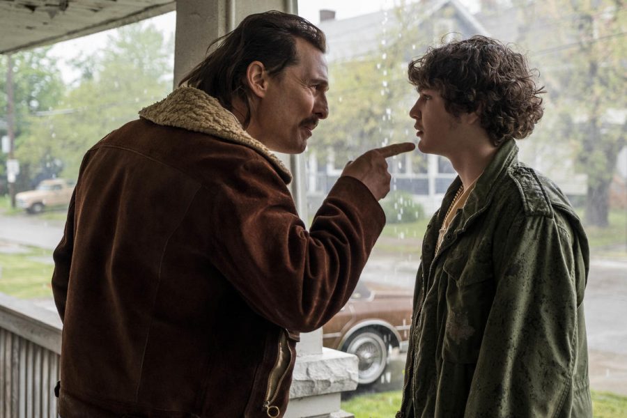September 11, 2018 - Richie Merritt (White Boy Rick, right) and Matthew McConaughey (Richard Wershe Sr.) star in Columbia Pictures and Studio 8s WHITE BOY RICK. from Sony publicity site