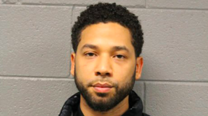 Jussie Smollett’s mugshot, taken on Feb. 21, was released by the Chicago Police. 