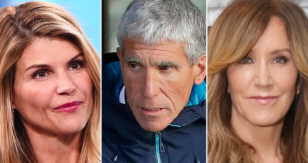Lori Loughlin (left) and Felicity Huffman (right) were two high profile celebrities involved in the admissions scandal. William Singer (center) was the central figure in orchestrating the cheating scandal.