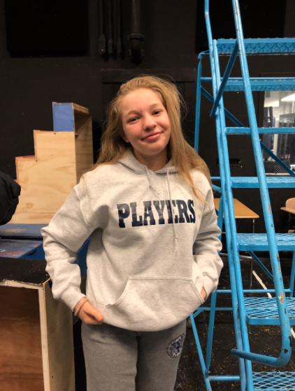 Maisy Boosin ʼ21, who plays Lisa, is always eager to talk about the upcoming Staples High School Play. The players practice their shows everyday in the black box theatre inside Staples High School for hours on end. 