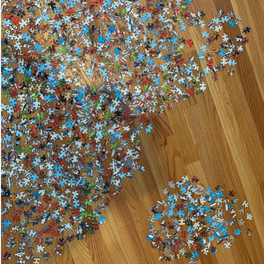 A picture says 1000 words: guide to completing 1000 piece jigsaw puzzle