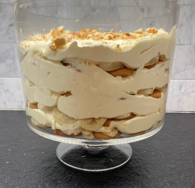 This banana pudding recipe is quick and easy but tastes like you spent days in the kitchen working on it. It is the perfect dessert to enjoy safely with family and friends and is a great quarantine activity. 