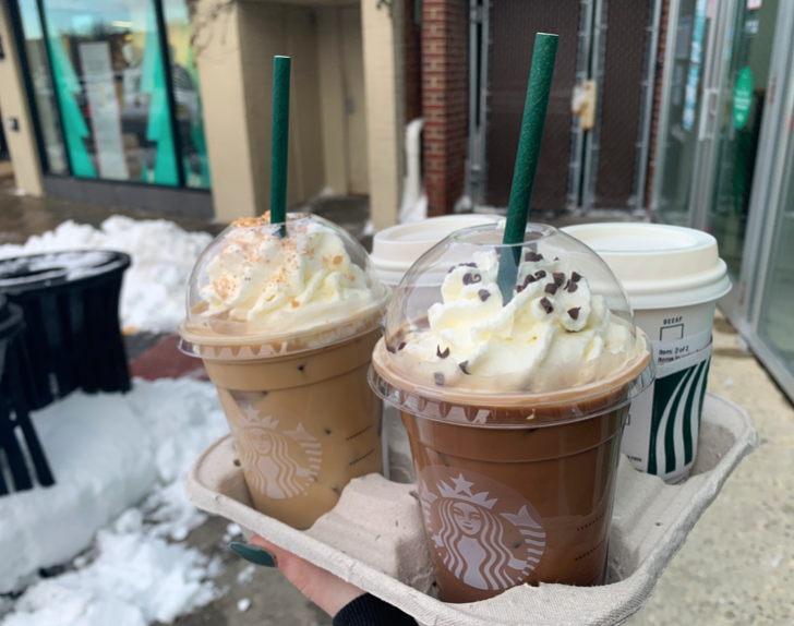 Holiday drinks have been introduced to the Starbucks menu to allow customers to indulge in sweet, caffeinated treats for this winter season. There is an array of both hot and iced drinks to enjoy. 