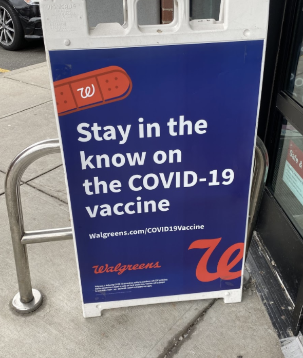 Drugstores such as Walgreens and CVS offer vaccinations, now open to people from the age of 16. 