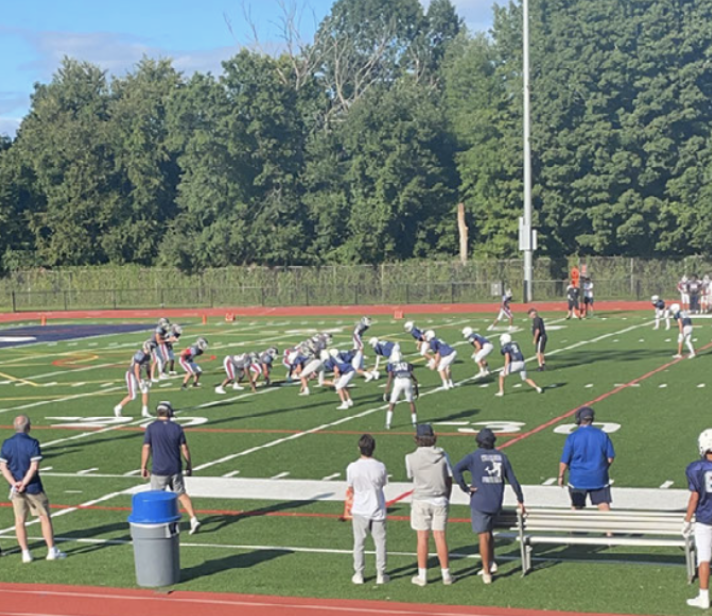 The Wreckers hit the field for the first home scrimmage of the 2021 football season.