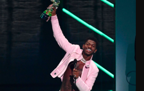 Lil Nas X accepted VMA awards for both best video and direction for his song Montero (Call Me By Your Name).