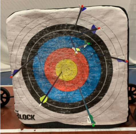 I participated in an archery unit during my Junior Mind & Physical Performance class.

