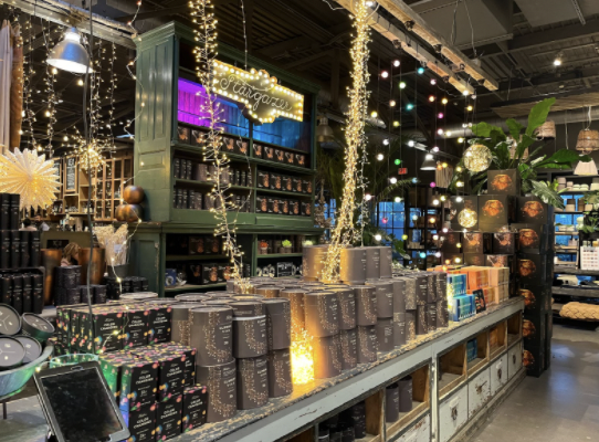 Terrain is decked out in decoration for the holiday season, and one of its most popular items are their fairy lights. They have a diverse collection ranging in size and color. 