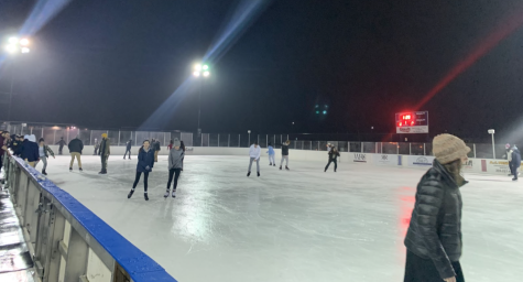 Ice skaters of all skill levels enjoy spending time with family and friends on Saturday night, Dec. 18, 2021.