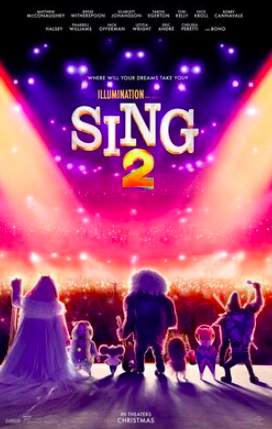 The PG rated sequel Sing 2 takes on an adventurous plot that is appropriate and intriguing for all ages.
