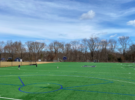 Virginia ‘Ginny’ Parker Field lacks field lights, making it difficult for the girls’ lacrosse and field hockey programs to practice for the full time allotted to them. The field has never had lights due to a complaint filed by neighbors over 10 years ago. 