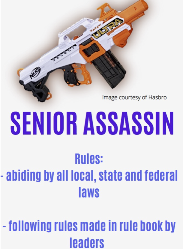 The first round of Senior Assassin begins on Monday, May 23 and will end on Sunday, May 29 at 11:59 PM. 