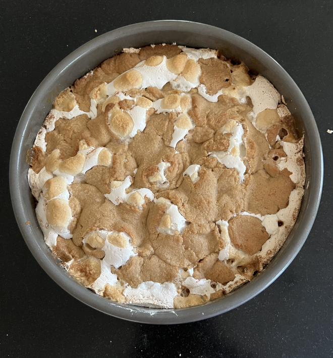 Smores cookie cake: a perfect summer dessert