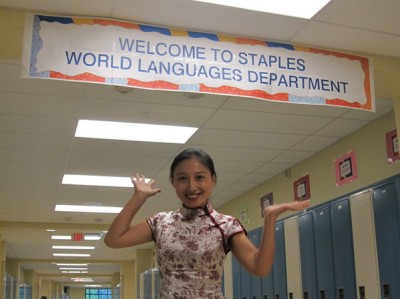 Chinese teacher Chunyun Zhang is well-acquainted with both Chinese and Amreican culture, having taught English classes at her home town's school in China. | Photo by Barrett Kowalsky '12