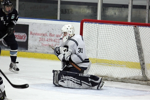 Luke Andriuk 11 makes a save for the Wreckers.| Photo contributed by Anna Andriuk 