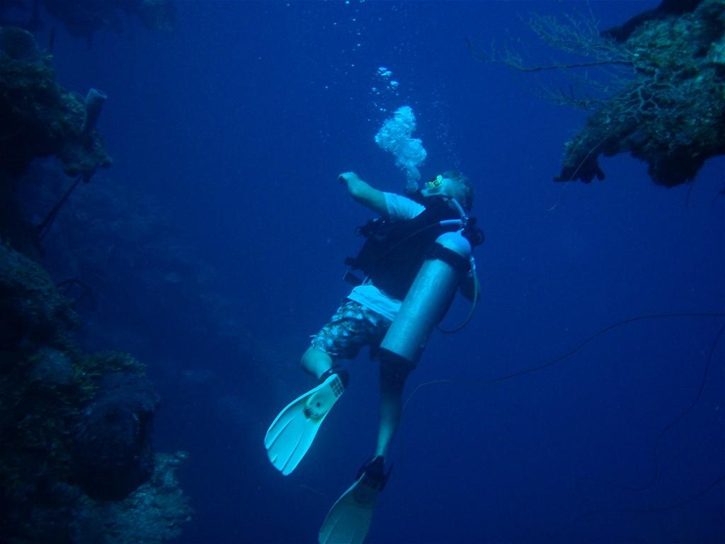 Some students dont stop after snorkling- they go all the way down. | Photo from Zach Slater 11