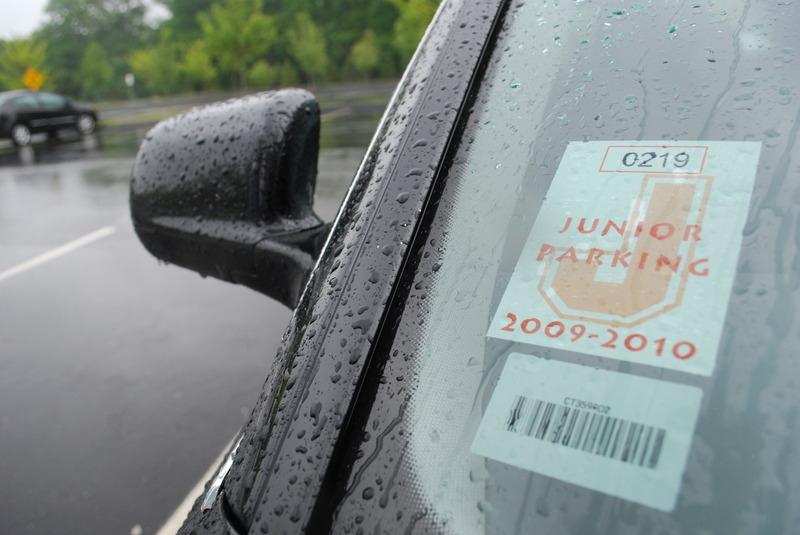 Winning the lottery: Juniors who entered the second parking lottery are able to freely park in the spots that seniors left behind.  | Photo by Madeline Hardy 11