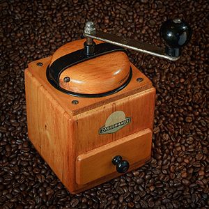 Antique coffee grinder by Zassenhaus