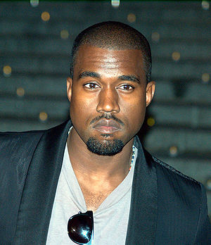 Kanye West at the Vanity Fair kickoff part for...