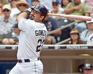 Adrian Gonzalez San Diego Padres first baseman...