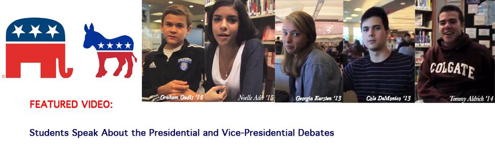 Students+Speak+About+the+Presidential+and+Vice-Presidential+Debates