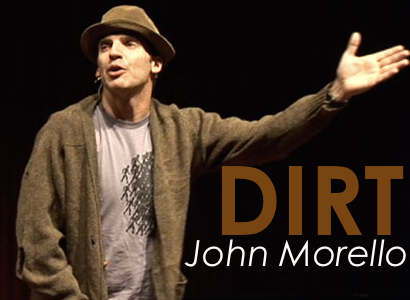 Morello prefers emotional connection to preaching in his one-man show Dirt.