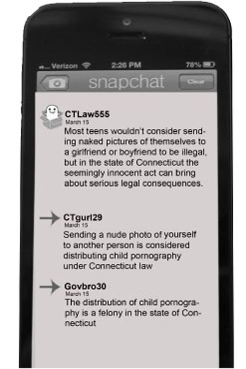 Sexting via Snapchat Results in Legal Consequences
