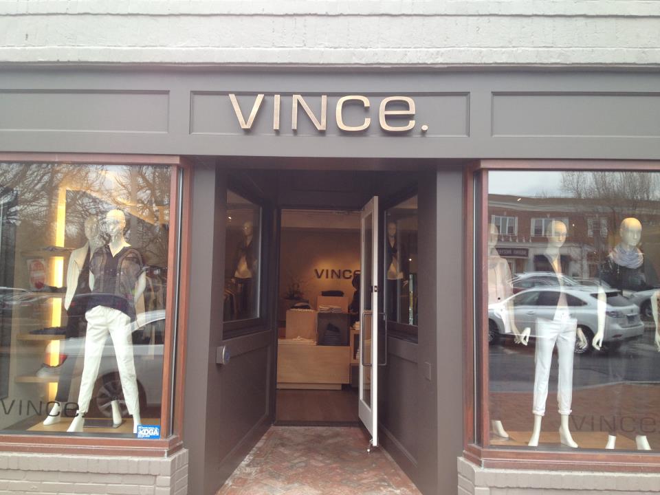 Vince opened downtown this March, and many people are excited to begin their summer shopping.