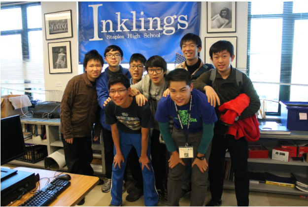 Nine students traveled all the way from Singapore to visit Staples High School for two weeks and experience the American education system.