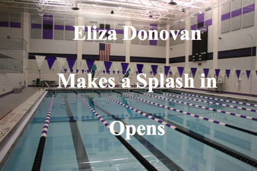 Eliza Donovan makes a splash in opens