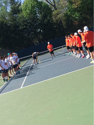Varsity boys’ tennis dominates the court