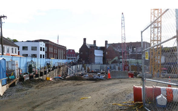 Bedford Square construction is one third complete
