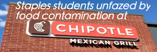 Staples students unfazed by food contamination at Chipotle Mexican Grill