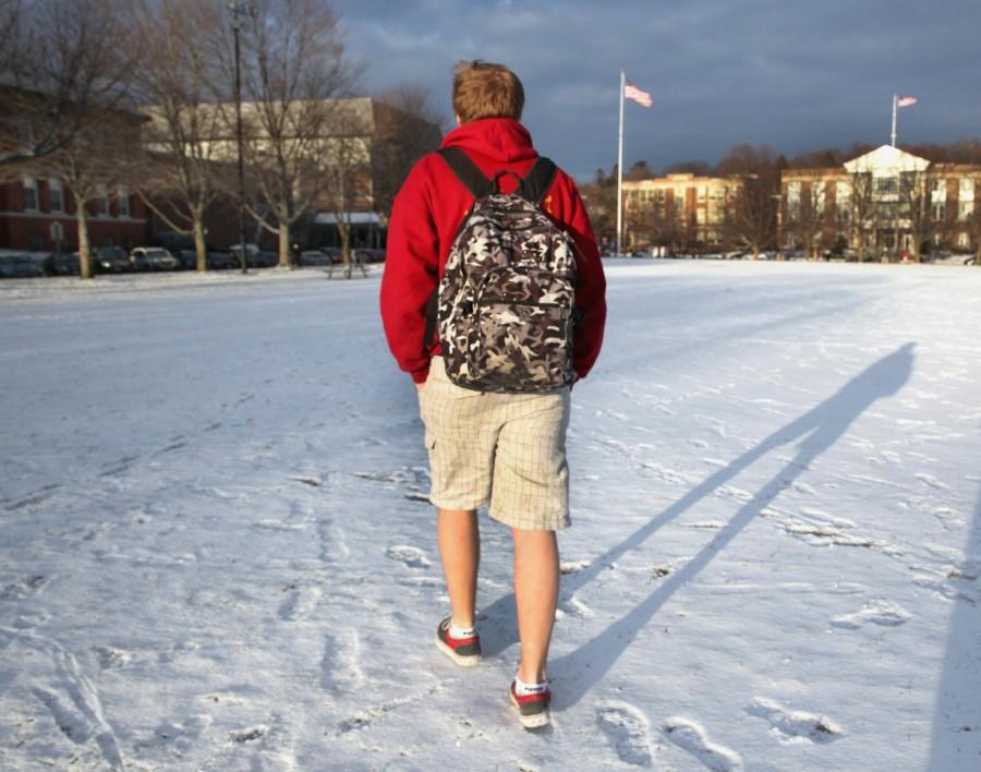 Winter’s wacky weather leaves students questioning what to wear